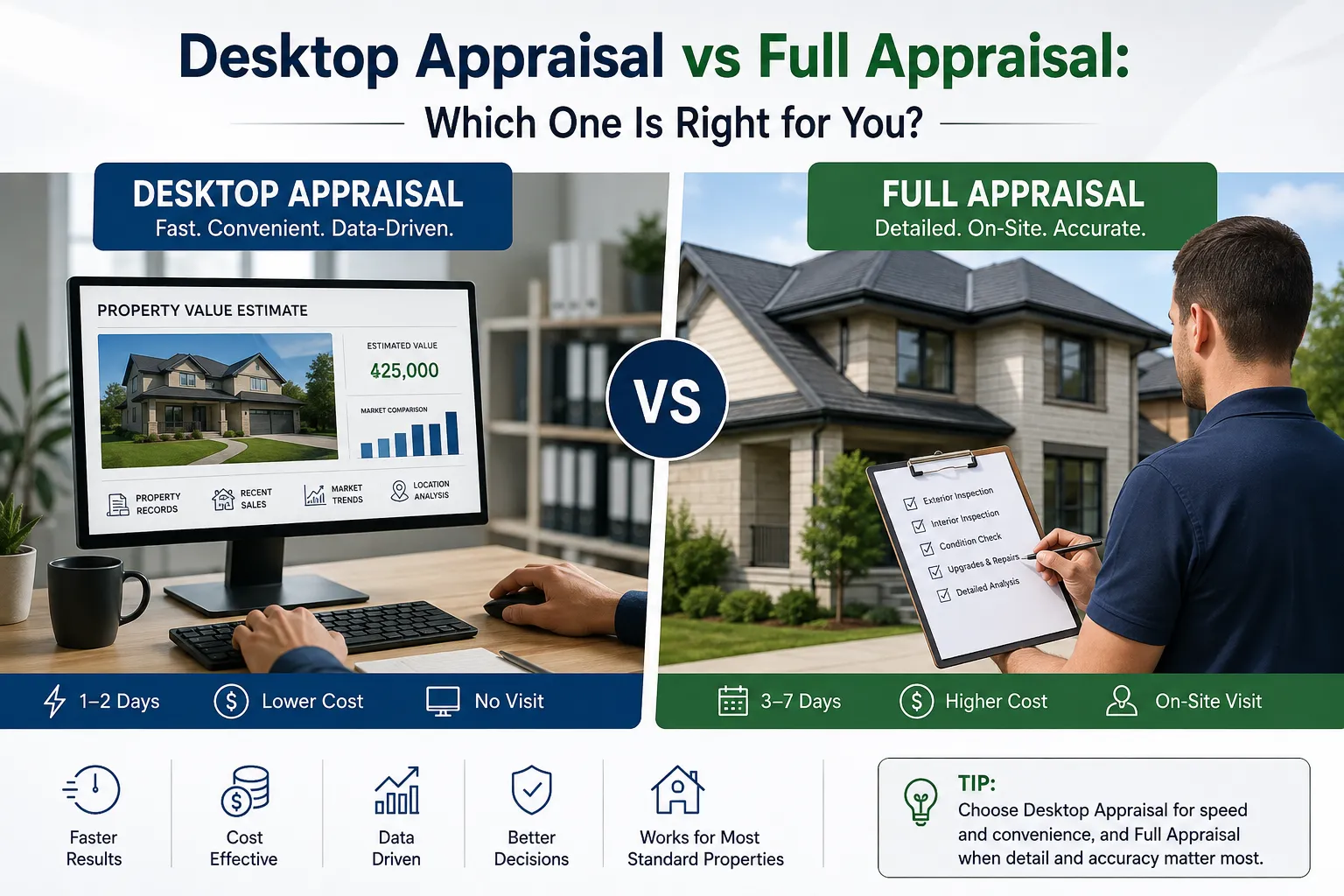 Desktop Appraisal vs Full Appraisal: Which One Is Right for You?