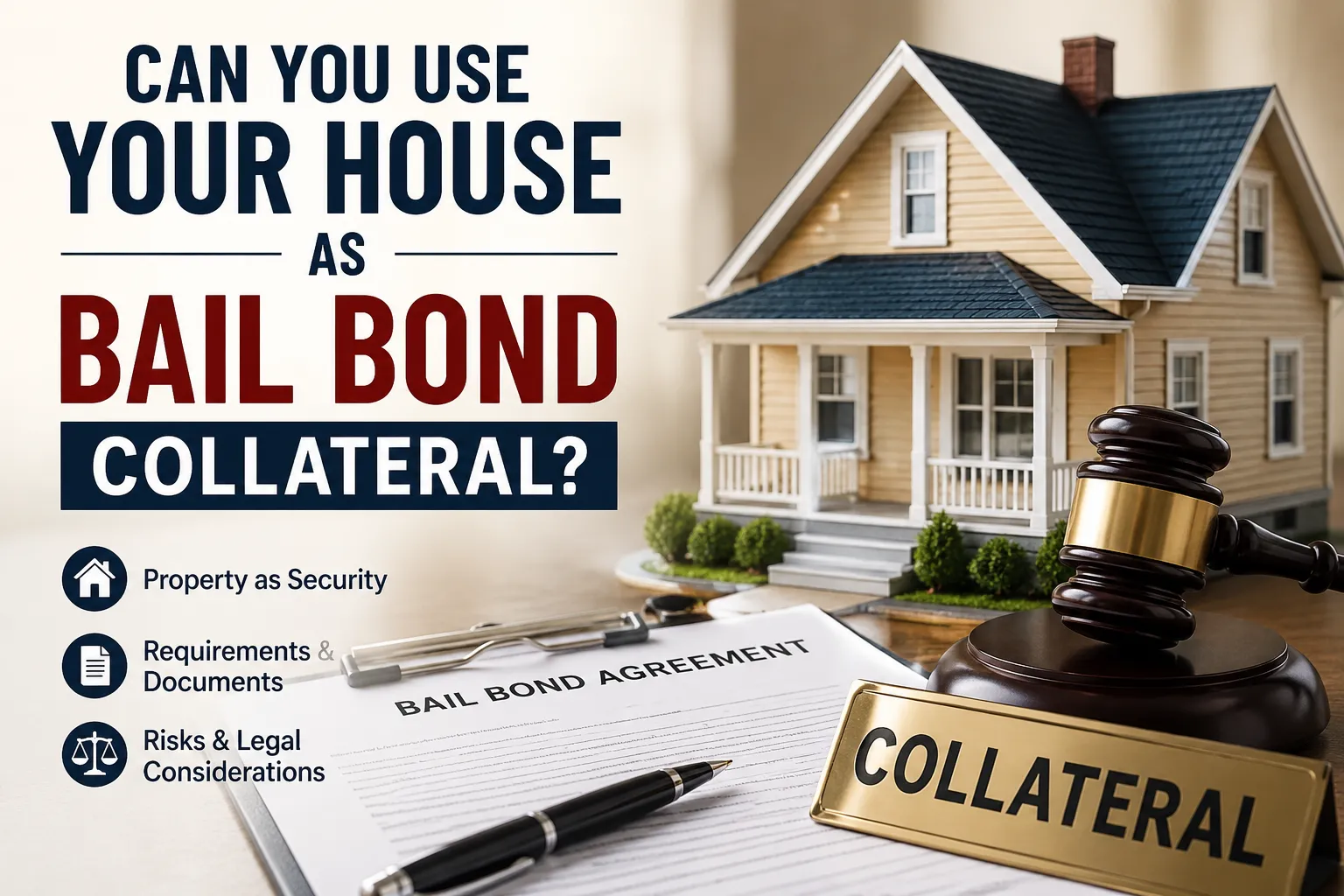 Can You Use Your House as Bail Bond Collateral?
