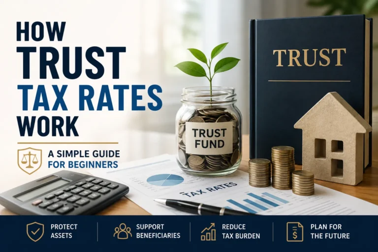 How trust tax rates work with trust funds, property, tax planning, and estate assets