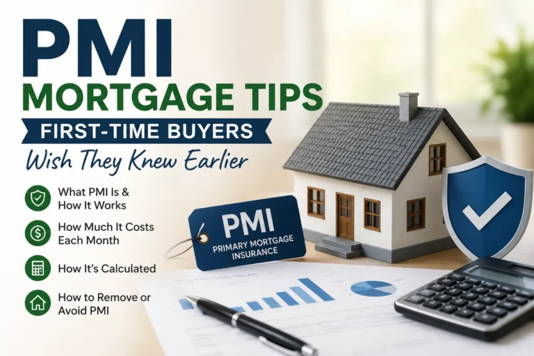 PMI mortgage tips for first-time home buyers covering costs, calculation, removal, and mortgage insurance